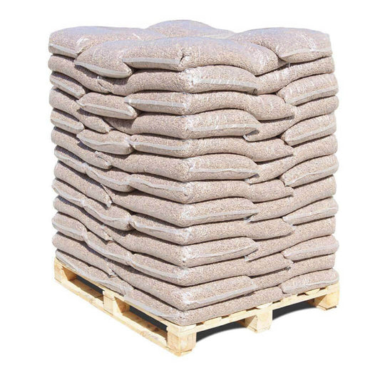 Granulés de bois DIN Plus – 75 sacs x 10 kg (750 kg)