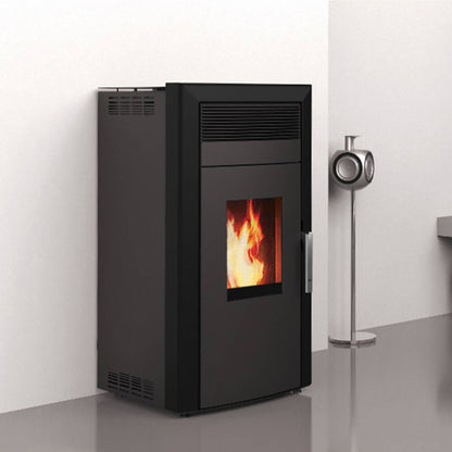 Pack Poêle à granulés Hydro Baracuda Commo + tuyaux Poujoulat – 15 kW